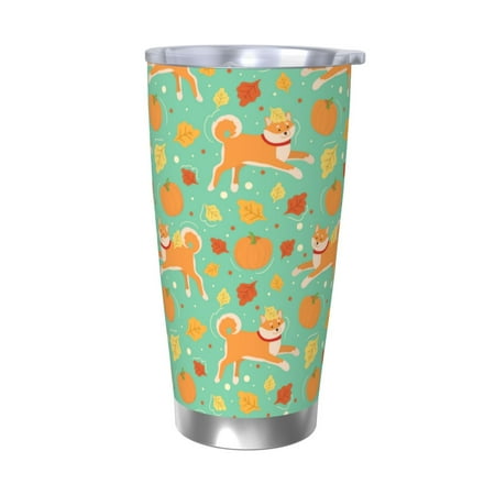 Logiee Cute Shiba And Pumpkins Print 20OZ Car Cup with Lid Stainless Steel Vacuum Insulated Double Wall Travel Tumbler Durable Insulated Coffee Mug Thermal Cup with Straw-Without Straw
Logiee Cute Shiba And Pumpkins Print 20OZ Car Cup with Lid Stainless Steel Vacuum Insulated Double Wall Travel Tumbler Durable Insulated Coffee Mug Thermal Cup with Straw-Without Straw