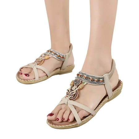 Women Casual Open Wedges Sandals for Women Toe Flat Rhinestone Comfortable Womens Dress Sandals Soft Bottom Breathable Elastic Sandals for Women Band Shoes Sandals
Women Casual Open Wedges Sandals for Women Toe Flat Rhinestone Comfortable Womens Dress Sandals Soft Bottom Breathable Elastic Sandals for Women Band Shoes Sandals