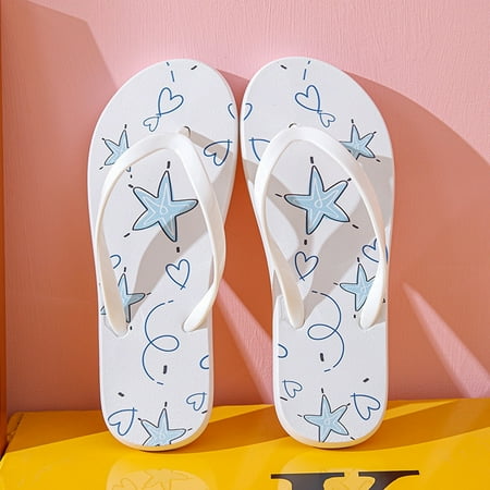 PEASKJP Flip Flops for Women Bohemia Flower Printed Anti-Slip Custom Women Flip Flops Slippers Hiking Sandals Women White 8
PEASKJP Flip Flops for Women Bohemia Flower Printed Anti-Slip Custom Women Flip Flops Slippers Hiking Sandals Women White 8
