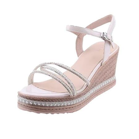WANYNG Fashion Womens Breathable Lace Up Shoes Thick Soled Wedges Casual Sandals Go Walk 400 Tie Sandals Women
WANYNG Fashion Womens Breathable Lace Up Shoes Thick Soled Wedges Casual Sandals Go Walk 400 Tie Sandals Women