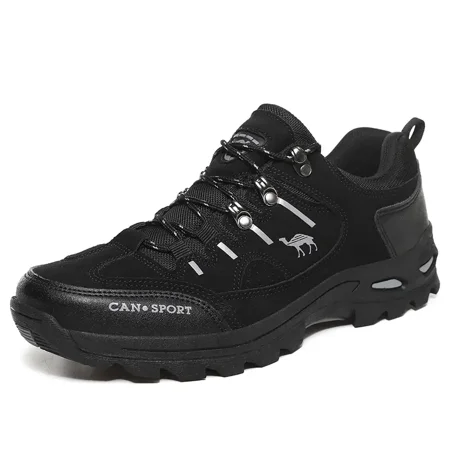 Men‘s Comfortable Waterproof Anti-skid Lace Up Shoes For Hiking Climbing