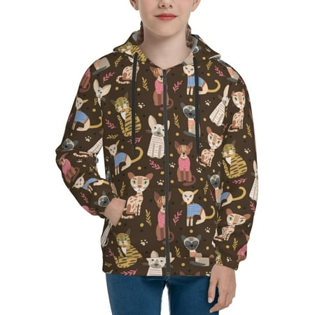 Hoodies for Teen Girls Boys Artsy Cute Painted Cats Long Sleeve Youth Kids Essentials Zip Up Hoodie Lghtweight Fashion Hoodies & Sweatshirts Jacket Fall Winter Outfits Tops
Hoodies for Teen Girls Boys Artsy Cute Painted Cats Long Sleeve Youth Kids Essentials Zip Up Hoodie Lghtweight Fashion Hoodies & Sweatshirts Jacket Fall Winter Outfits Tops