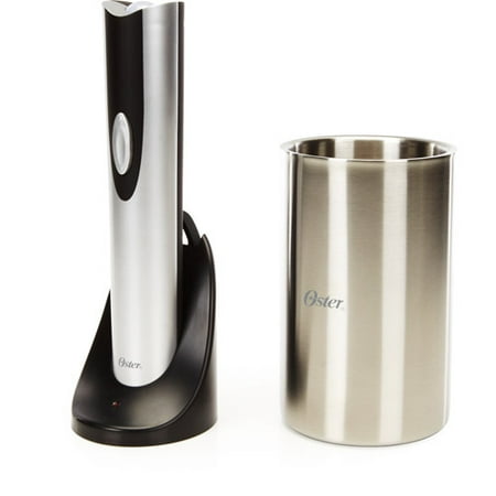 Oster 4208 Inspire Electric Wine Opener with Wine Chiller, Stainless Steel