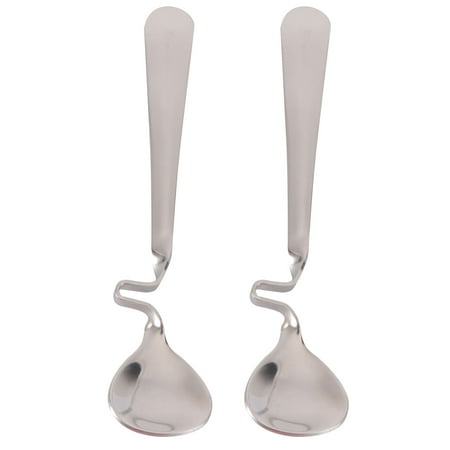 2PCS Stainless Steel Honey Spoons Multifunctional Milk Coffee Mixing Spoons Teaspoon with Curved Handle
2PCS Stainless Steel Honey Spoons Multifunctional Milk Coffee Mixing Spoons Teaspoon with Curved Handle