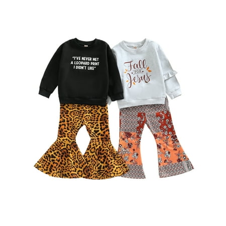 Ma&Baby Toddler Baby Girls Two-piece Long Sleeve Letter Print Sweatshirt Top and Flared Pants Outfits Set
Ma&Baby Toddler Baby Girls Two-piece Long Sleeve Letter Print Sweatshirt Top and Flared Pants Outfits Set