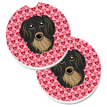 Carolines Treasures BB5283CARC Longhair Black and Tan Dachshund Set of 2 Cup Holder Car Coasters Large multicolor
Carolines Treasures BB5283CARC Longhair Black and Tan Dachshund Set of 2 Cup Holder Car Coasters Large multicolor