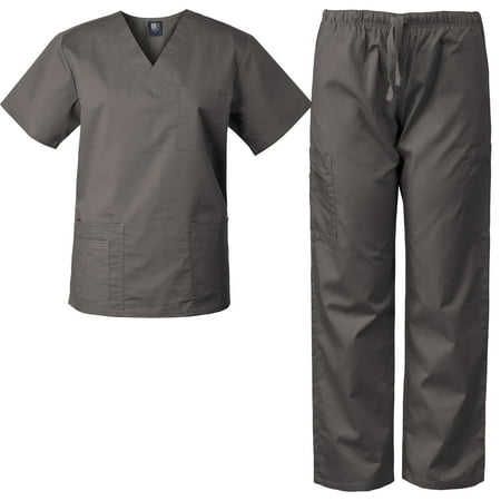 Medgear Scrubs for Men and Women Scrubs Set Medical Uniform Scrubs Top and Pants