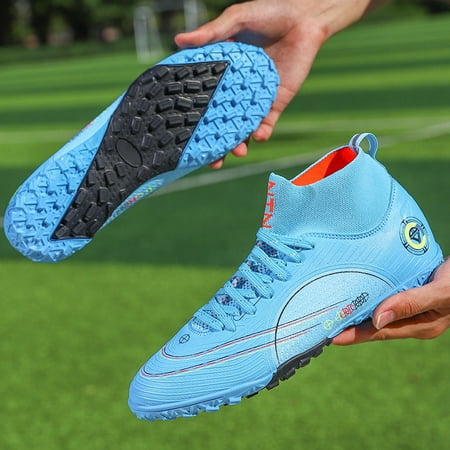 Unisex Professional Turf Soccer Shoes High Top Anti Skid Football Cleats Football Boots Football Shoes For Competition Training Athletics
Unisex Professional Turf Soccer Shoes High Top Anti Skid Football Cleats Football Boots Football Shoes For Competition Training Athletics