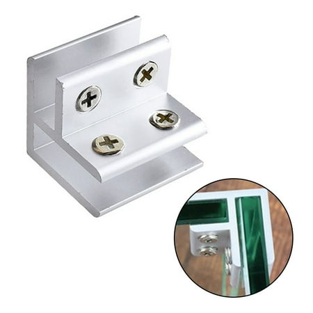 Adjustable 8mm -10mm Glass Clamp Clip Holder Glass Holder Without Drilling