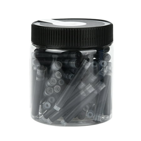 Wesracia JINHAO 80PCS Fountain Pen Ink Cartridge Refills Black And Blue 35ml