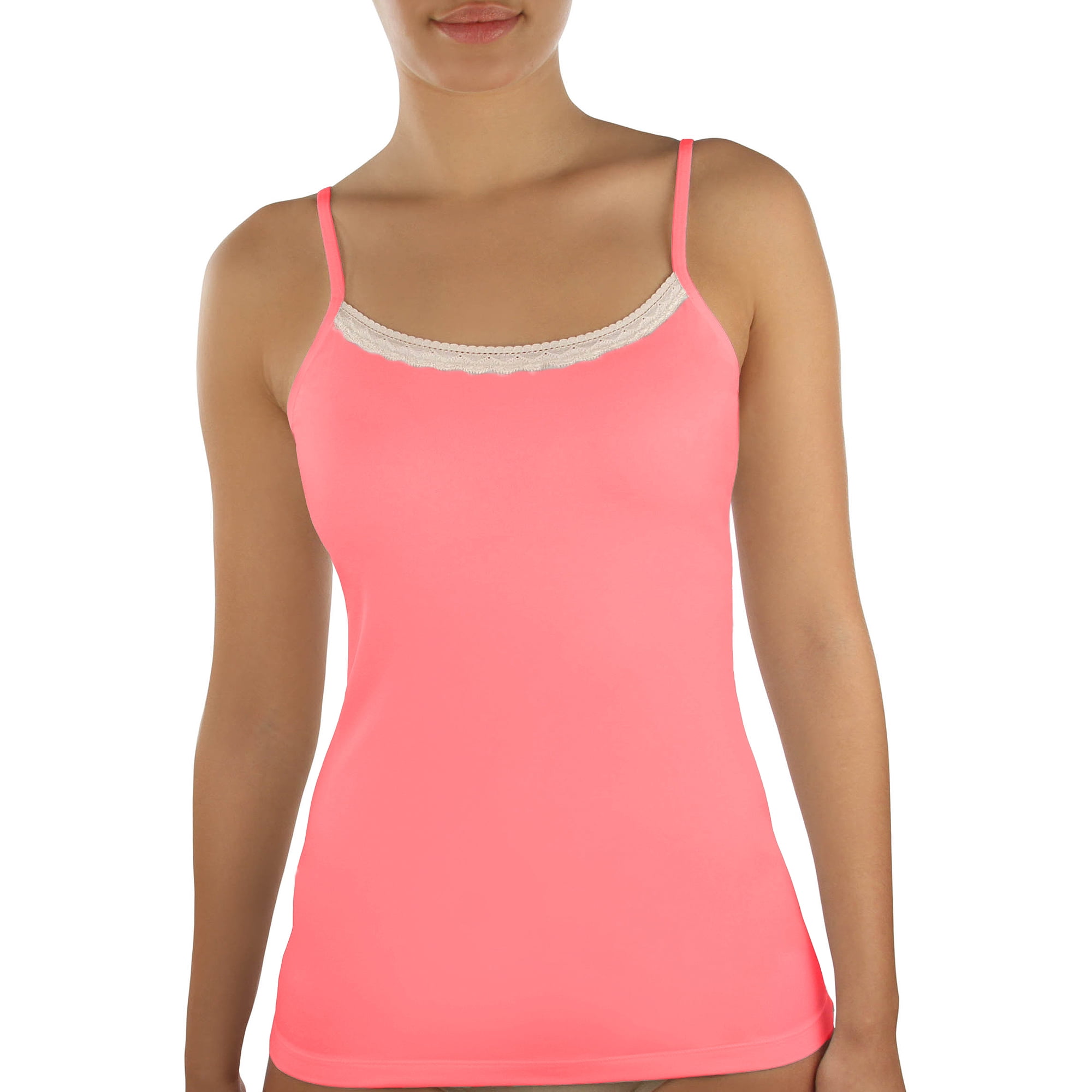 FLEXEES by Maidenform Firm Control Shapewear Lace Trimmed Cami, Style 83666