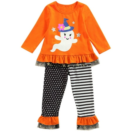 Canrulo 2PCS Toddler Baby Girls Halloween Round Neck Tops Striped Loose Long Trousers Orange 3-4 Years
Canrulo 2PCS Toddler Baby Girls Halloween Round Neck Tops Striped Loose Long Trousers Orange 3-4 Years