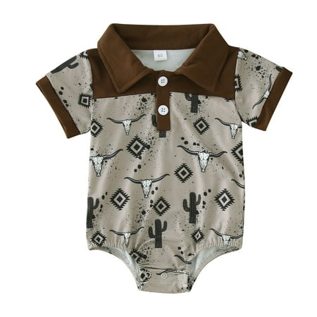 Rovga Bodysuit For Boys Boys Short Sleeve Cartoon Cow Prints Romper Bodysuits Gentleman Clothes
Rovga Bodysuit For Boys Boys Short Sleeve Cartoon Cow Prints Romper Bodysuits Gentleman Clothes