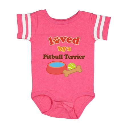 Inktastic Pitbull Terrier Loved by a (Dog Breed) Gift Baby Boy or Baby Girl Bodysuit
Inktastic Pitbull Terrier Loved by a (Dog Breed) Gift Baby Boy or Baby Girl Bodysuit