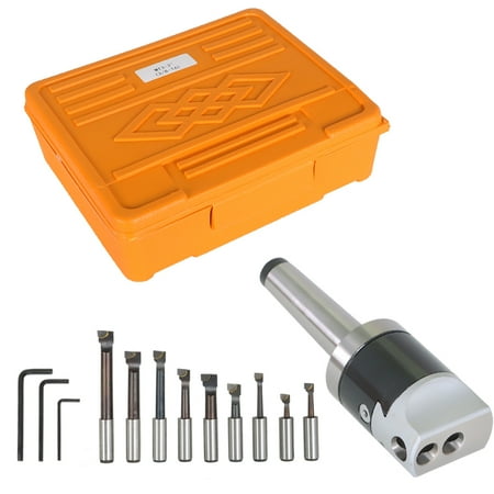 3 Piece Boring Head Boring Tool Set (2 Inch Head & MT3 & 1/2 Inch)