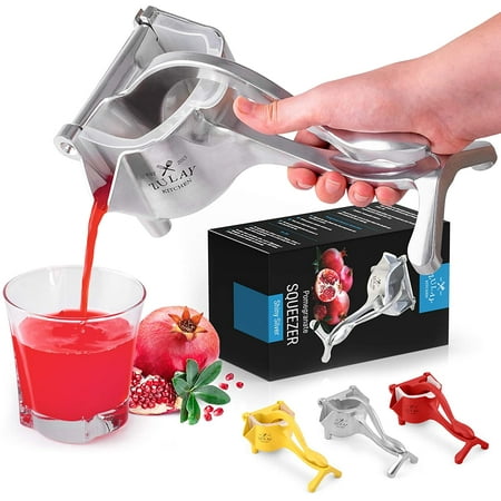 Zulay Fruit Manual Juicer - Heavy Duty Juice Press Squeezer with Detachable Lever & Removable Strainer Silver
Zulay Fruit Manual Juicer - Heavy Duty Juice Press Squeezer with Detachable Lever & Removable Strainer Silver