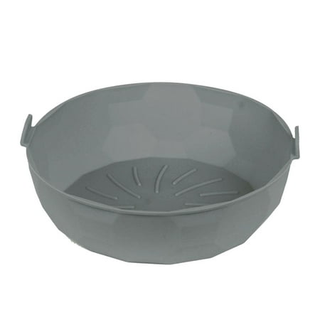 Farfi Oven Basket Food Grade Non-stick High-temperature Resistant Solid Color Multifunctional Accessories Silicone Reusable Fryer Baking Tray Pan Liner Bowl for Home (Grey S)
Farfi Oven Basket Food Grade Non-stick High-temperature Resistant Solid Color Multifunctional Accessories Silicone Reusable Fryer Baking Tray Pan Liner Bowl for Home (Grey S)