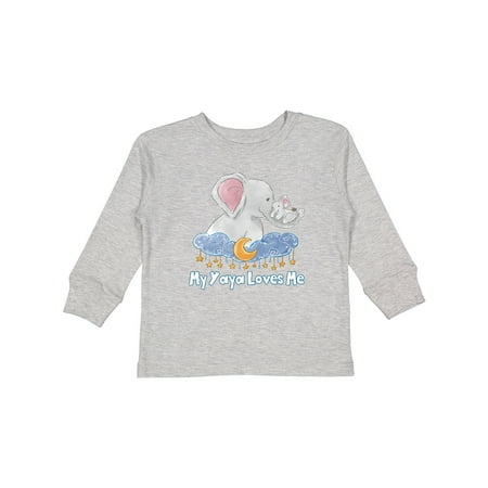 Inktastic My Yaya Loves Me Cute Elephants Clouds Moon and Stars Gift Toddler Boy or Toddler Girl Long Sleeve T-Shirt
Inktastic My Yaya Loves Me Cute Elephants Clouds Moon and Stars Gift Toddler Boy or Toddler Girl Long Sleeve T-Shirt