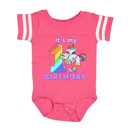 Inktastic It s My 1st Birthday Unicorn Gift Baby Boy or Baby Girl Bodysuit