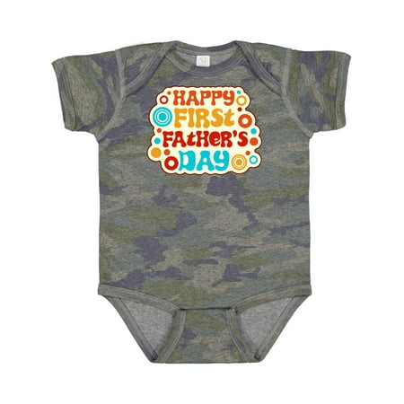 Inktastic Happy First Father s Day with Retro Flowers Boys or Girls Baby Bodysuit
Inktastic Happy First Father s Day with Retro Flowers Boys or Girls Baby Bodysuit