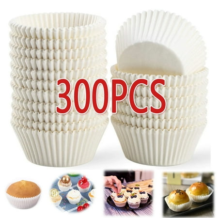 300Pcs Cupcake Liners Muffin Linner No Smell Food Grade Baking Cups-Standard Size(White)
300Pcs Cupcake Liners Muffin Linner No Smell Food Grade Baking Cups-Standard Size(White)