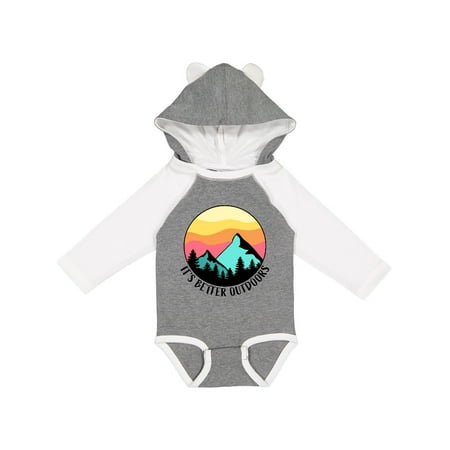 Inktastic It s Better Outdoors Mountains at Sunset Gift Baby Boy or Baby Girl Long Sleeve Bodysuit
Inktastic It s Better Outdoors Mountains at Sunset Gift Baby Boy or Baby Girl Long Sleeve Bodysuit