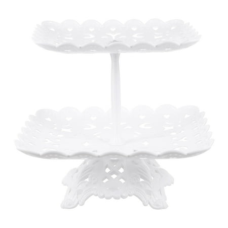 Plastic Cupcake Stand Candy Display Tower 2-Tier Dessert Cake Stand for Wedding Party
Plastic Cupcake Stand Candy Display Tower 2-Tier Dessert Cake Stand for Wedding Party