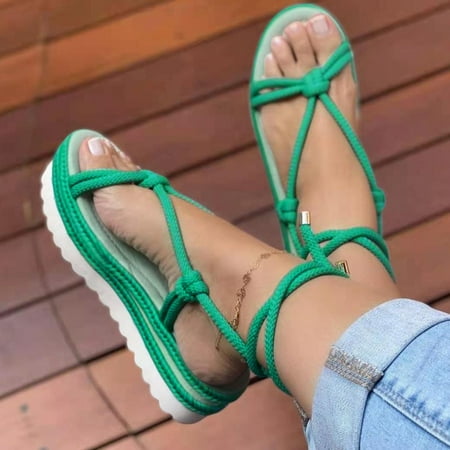 MRULIC slippers for women Woven Sandals Ankle Solid Color Strap Cross Fashion Women s Platform womens slippers house slippers for women Green + US:9
MRULIC slippers for women Woven Sandals Ankle Solid Color Strap Cross Fashion Women s Platform womens slippers house slippers for women Green + US:9