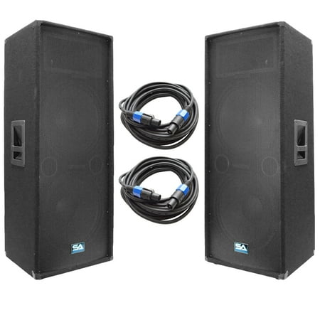 Seismic Audio Pair of Dual 15\ Seismic Audio Pair of Dual 15\