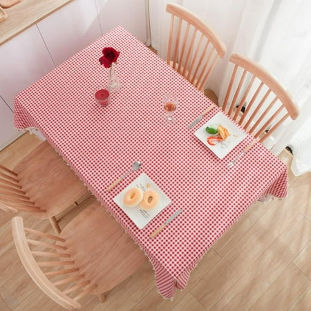 Clearance Sale!Plaid Tablecloth Small Fresh Table Cloth Coffee Table Cloth - Red Plaid with Broom Lace G
Clearance Sale!Plaid Tablecloth Small Fresh Table Cloth Coffee Table Cloth - Red Plaid with Broom Lace G