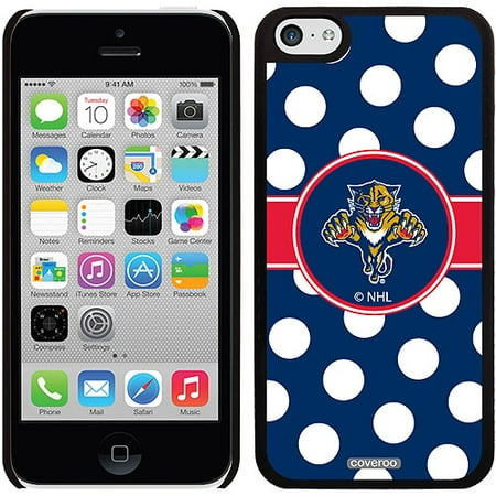 Florida Panthers Polka Dots Design on iPhone 5c Thinshield Snap-On Case by Coveroo