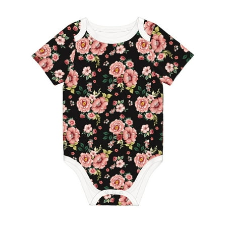 Coaee Rose Flowers for Soft Cotton Baby Short-Sleeve Bodysuit Baby Girls Boys Bodysuit Romper
Coaee Rose Flowers for Soft Cotton Baby Short-Sleeve Bodysuit Baby Girls Boys Bodysuit Romper