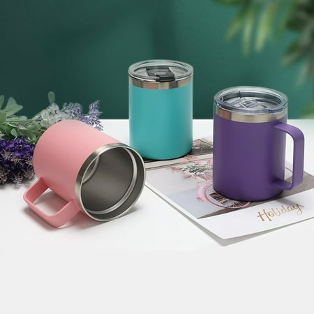 Egebert Stainless Steel Coffee Mug Cup with Handle 12 oz Double Wall Vacuum Insulated Tumbler with Lid Travel Friendly (White 1 Pack)
Egebert Stainless Steel Coffee Mug Cup with Handle 12 oz Double Wall Vacuum Insulated Tumbler with Lid Travel Friendly (White 1 Pack)