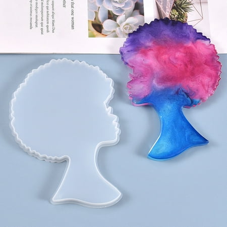Pontos Silicone Mold Non Stick Portable Black Girl Explosion Head Mould Table Decoration for Home
Pontos Silicone Mold Non Stick Portable Black Girl Explosion Head Mould Table Decoration for Home