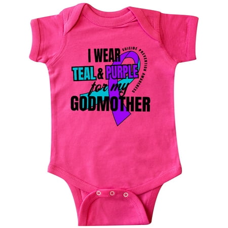 Inktastic Suicide Prevention I Wear Teal and Purple for My Godmother Gift Baby Boy or Baby Girl Bodysuit
Inktastic Suicide Prevention I Wear Teal and Purple for My Godmother Gift Baby Boy or Baby Girl Bodysuit