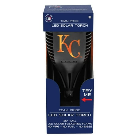 Kansas City Baseball Royals Solar Powered LED Torch Light for Patio Deck & Yard
Kansas City Baseball Royals Solar Powered LED Torch Light for Patio Deck & Yard