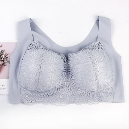 Daqian Clearance Bras for Women Women s Plus Size Unadjustable Sports Extra-Elastic Breathable Lace Trim Bra Women Bras on Sale Gray 42(42)
Daqian Clearance Bras for Women Women s Plus Size Unadjustable Sports Extra-Elastic Breathable Lace Trim Bra Women Bras on Sale Gray 42(42)