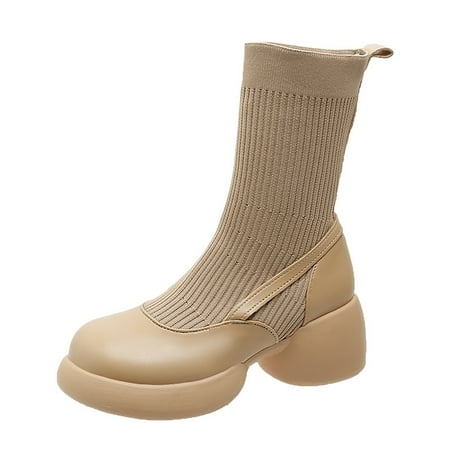 PMUYBHF Female Fall And Winter New Thick Bottom Fashion Thin Round Head Elastic Boots 36.98
PMUYBHF Female Fall And Winter New Thick Bottom Fashion Thin Round Head Elastic Boots 36.98
