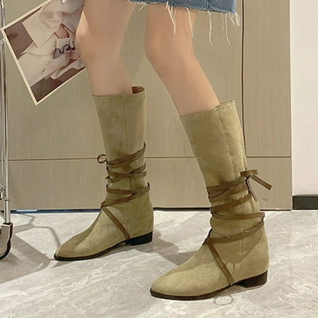 Cathalem Women s Rain Boots Size 8 Mid Calf Fashion Women Flock Square Heels Non Slip Straps Slip On Mid Calf Boots Pointed Toe Shoes Khaki 6.5
Cathalem Women s Rain Boots Size 8 Mid Calf Fashion Women Flock Square Heels Non Slip Straps Slip On Mid Calf Boots Pointed Toe Shoes Khaki 6.5