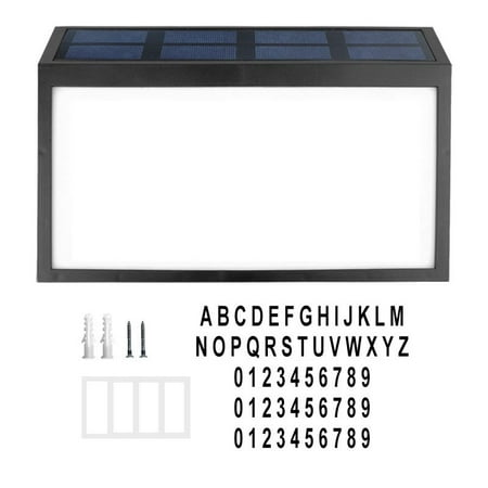 lulshou Garden Decor Clearance Outdoor Lighting House Number Waterproof Solar Address Signs For Pedestrian Yard Solar LED Lighting Address Signs For House
lulshou Garden Decor Clearance Outdoor Lighting House Number Waterproof Solar Address Signs For Pedestrian Yard Solar LED Lighting Address Signs For House
