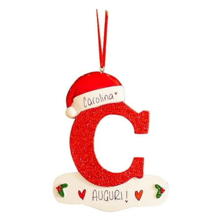ActFu Personalized Letter Pendant with Bead Lanyard Acrylic Xmas Shiny A-Z Hanging Ornament Party Supplies
ActFu Personalized Letter Pendant with Bead Lanyard Acrylic Xmas Shiny A-Z Hanging Ornament Party Supplies