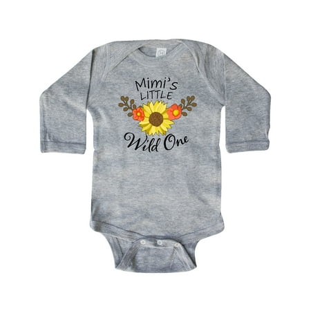 Inktastic Mimi s Little Wild 1 with Beautiful Sunflower Gift Baby Boy or Baby Girl Long Sleeve Bodysuit
Inktastic Mimi s Little Wild 1 with Beautiful Sunflower Gift Baby Boy or Baby Girl Long Sleeve Bodysuit