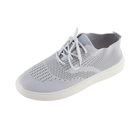 Ladies Shoes Fashion Flat Mesh Low Breathable Lace-Up Casual Sneakers Mesh sneakers for Women Grey
Ladies Shoes Fashion Flat Mesh Low Breathable Lace-Up Casual Sneakers Mesh sneakers for Women Grey