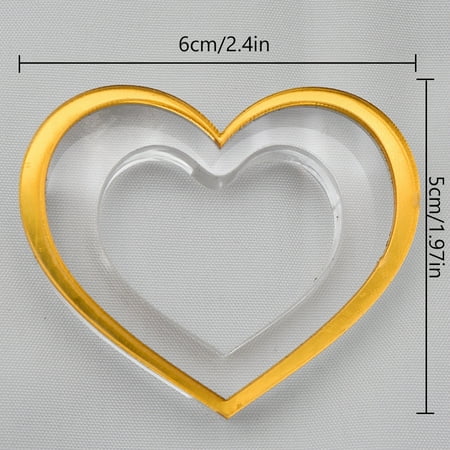 FRCOLOR 2pcs Napkin Ring Acrylic Table Napkin Holder Heart Shape Party Napkin Clasp
FRCOLOR 2pcs Napkin Ring Acrylic Table Napkin Holder Heart Shape Party Napkin Clasp