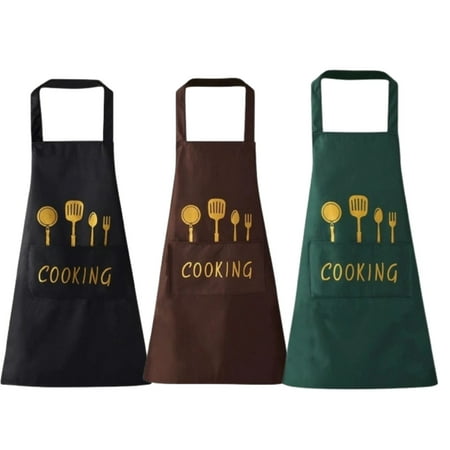 3 Pack Cooking Aprons for Men with Pockets Chef Apron 25.59×28.34 Inch Adults Women Men Kitchen Apron Household 
3 Pack Cooking Aprons for Men with Pockets Chef Apron 25.59×28.34 Inch Adults Women Men Kitchen Apron Household
