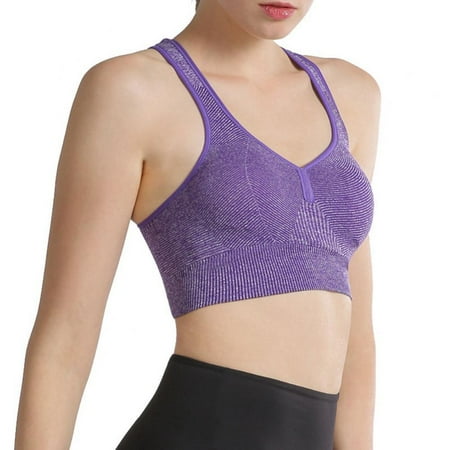 Valcatch Racerback Sports Bras for Women Padded Seamless Medium Impact Support for Yoga Gym Workout Fitness
Valcatch Racerback Sports Bras for Women Padded Seamless Medium Impact Support for Yoga Gym Workout Fitness