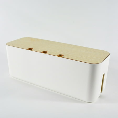 Wire Storage Box Power Cord Patch Panel Storage Box Hub Charging Data Line Power Socket Finishing Line Box(White)
Wire Storage Box Power Cord Patch Panel Storage Box Hub Charging Data Line Power Socket Finishing Line Box(White)
