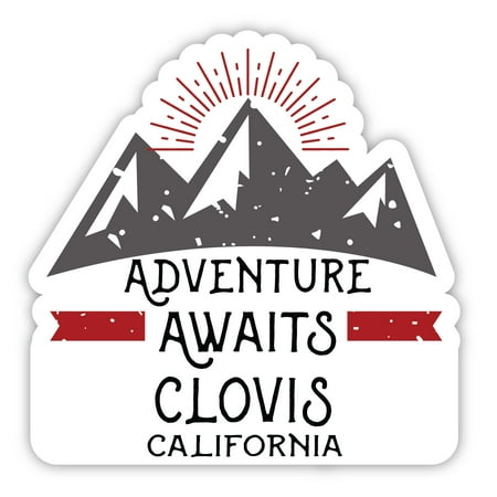 Clovis California Souvenir 4-Inch Magnet Adventure Awaits Design