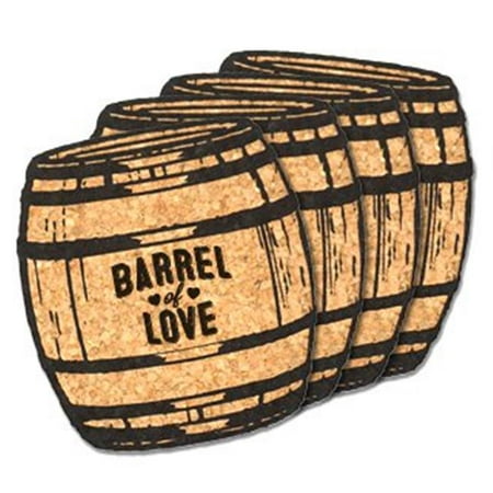 Ducky Days 8497194 4 x 4 in. Barrel of Love Oak Barrel Cork Coaster Wedding Favors - Set of 4
Ducky Days 8497194 4 x 4 in. Barrel of Love Oak Barrel Cork Coaster Wedding Favors - Set of 4