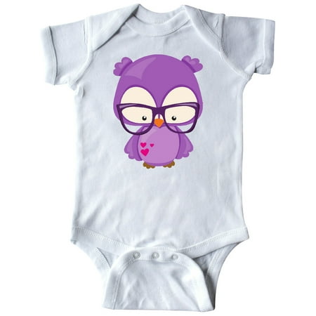 Inktastic Valentine s Day Owl Purple Owl Glasses Hearts Gift Baby Boy or Baby Girl Bodysuit
Inktastic Valentine s Day Owl Purple Owl Glasses Hearts Gift Baby Boy or Baby Girl Bodysuit